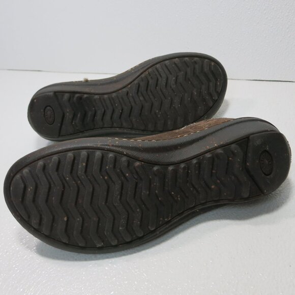 UGG Australia Bettey Suede Leather Sheepskin Lining Clogs Slide On Brown Sz 7 - Picture 3 of 7